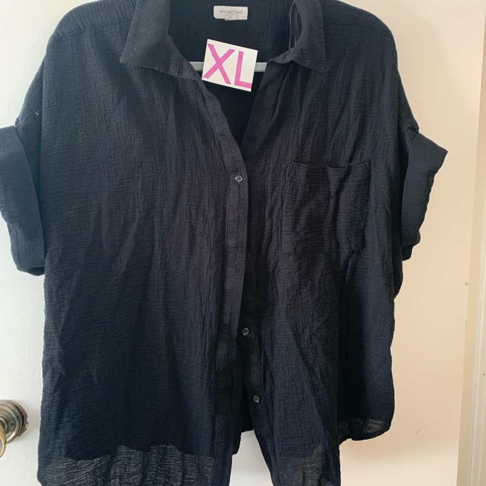 West bound button up